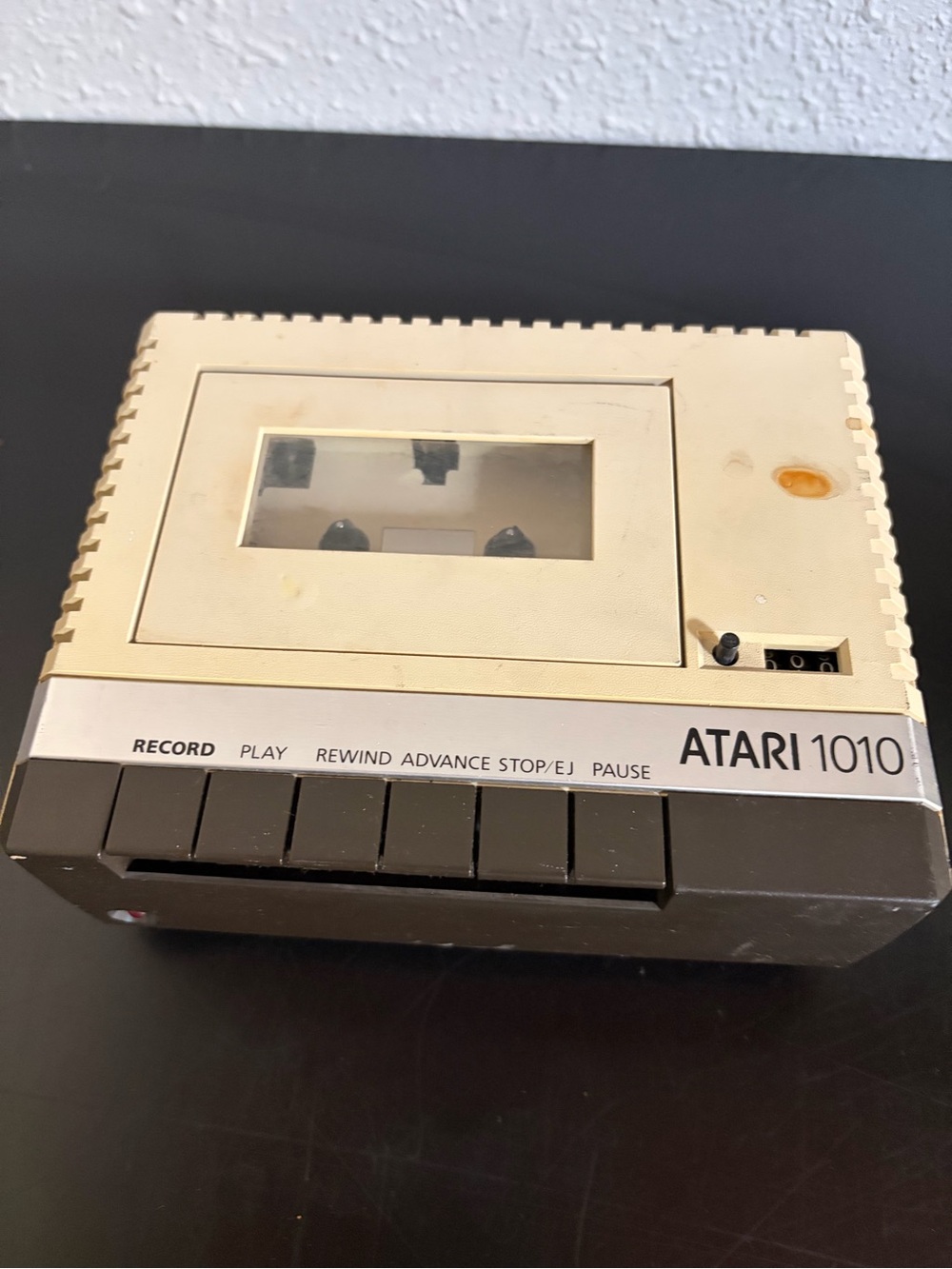 Vintage Atari 1010 Program Recorder Cassette Deck Retro Gaming Collectible